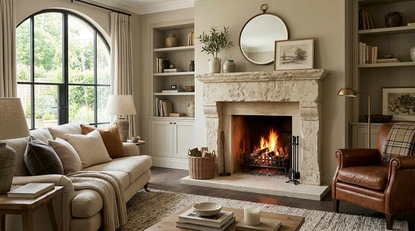 Limestone Fireplaces